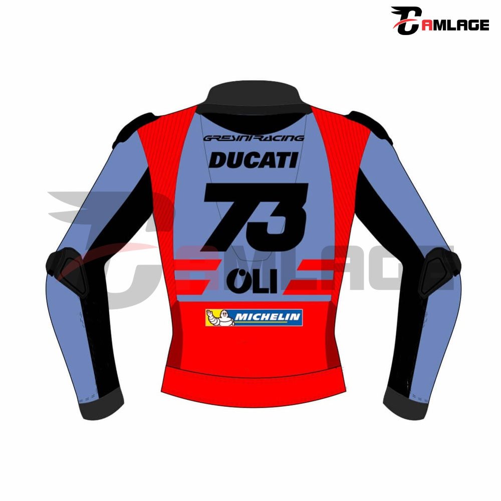 Alex Marquez Ducati Leather Sportbike Jacket MotoGP 2023